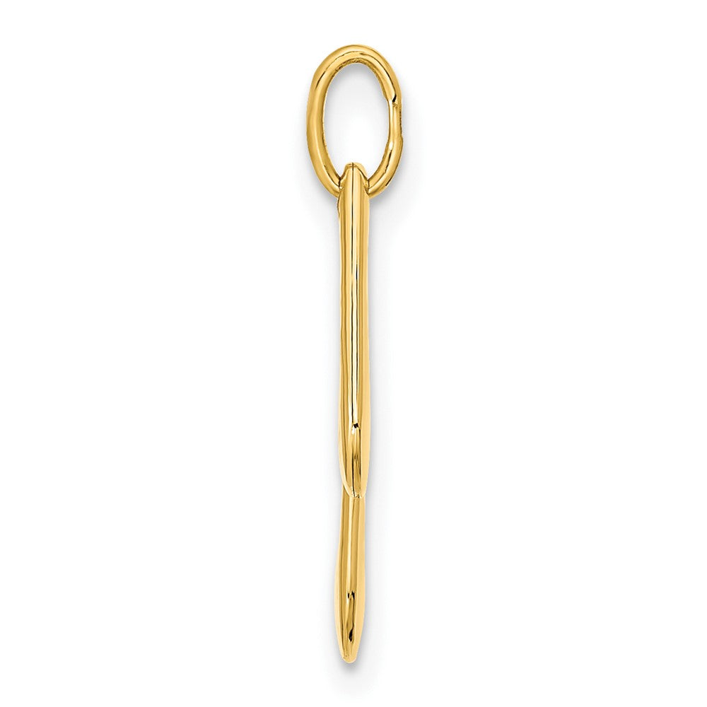 14k Yellow Gold 14K Polished Music Note Pendant