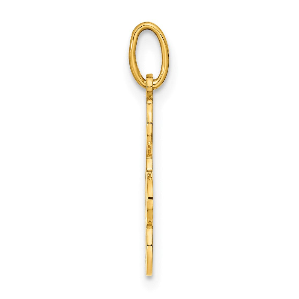 14k Yellow Gold 14K Polished Treble Clef Pendant