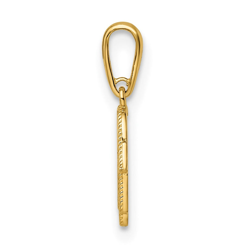 14k Yellow Gold 14k Hamsa Pendant