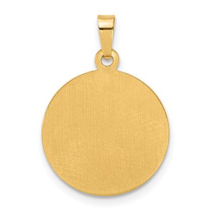 14K Yellow Gold Hollow Buddha Charm