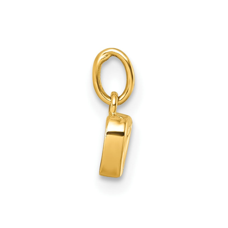 14K Yellow Gold Polished Heart Pendant
