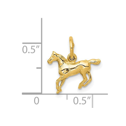 14k Yellow Gold 14k Polished Horse Charm