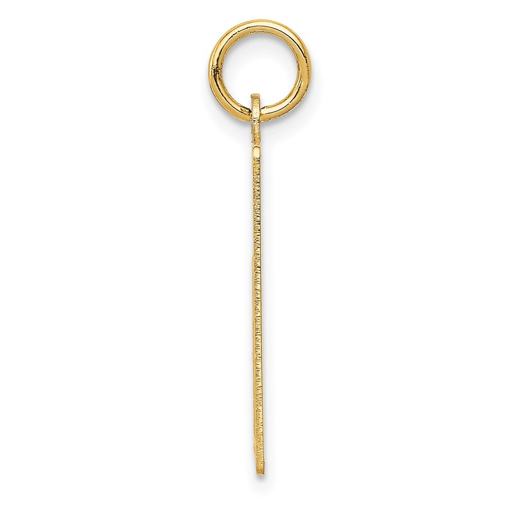 14k Yellow Gold 14k Wednesday the First Day Calendar Pendant