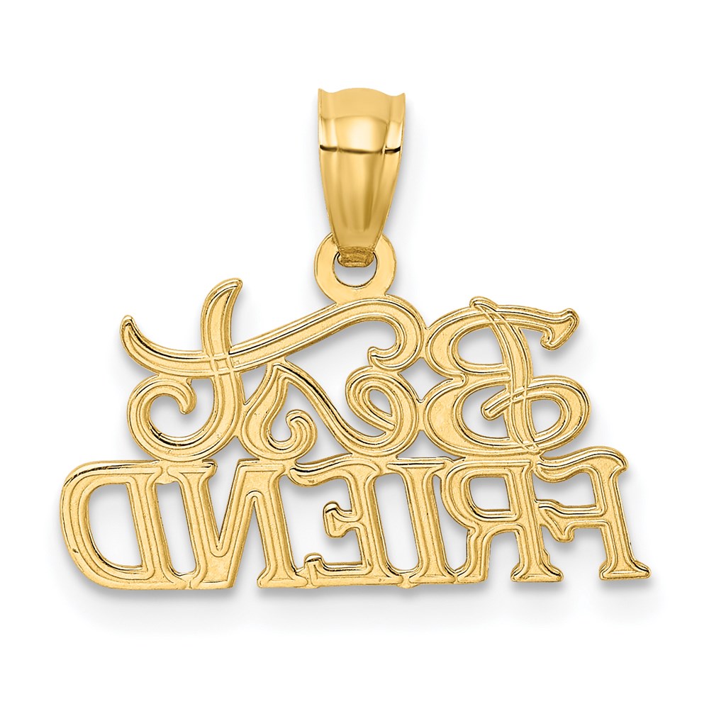 14k Yellow Gold 14k BEST FRIEND Pendant