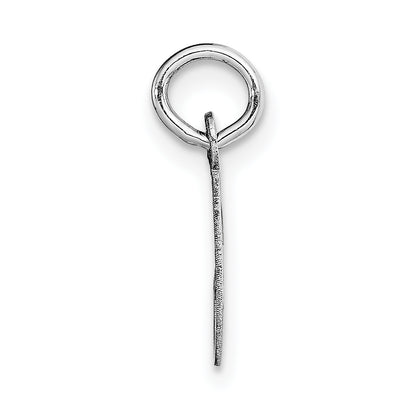 14k White Gold 14k White Gold Small Script Letter G Initial Charm