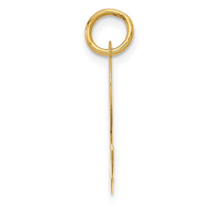 14k Yellow Gold 14k Medium Script Letter L Initial Charm