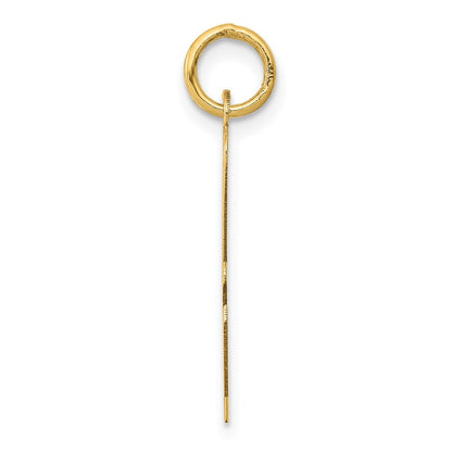 14k Yellow Gold 14k Large Script Letter A Initial Charm