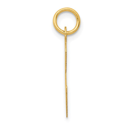 14k Yellow Gold 14k Large Script Letter C Initial Charm