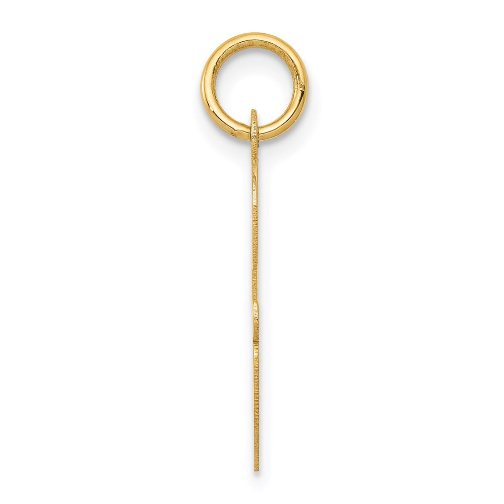 14k Yellow Gold 14k Large Script Letter G Initial Charm