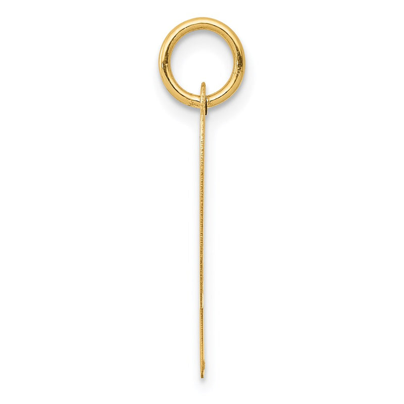 14k Yellow Gold 14k Large Script Letter P Initial Charm