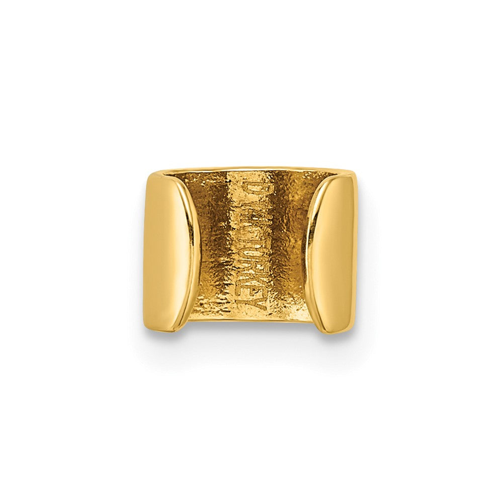 14K Yellow Gold Polished Single Ear Cuff