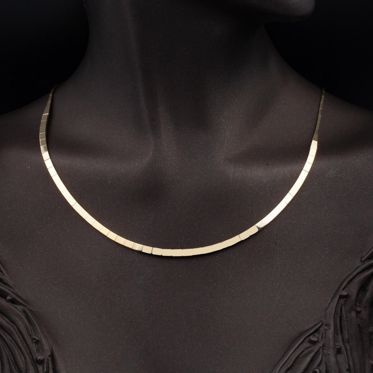 14K Yellow Gold Full Moon Tennis Jewelry Set