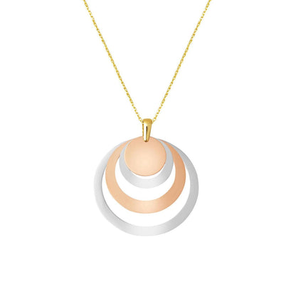 14K White Gold Personalized Hoop Name Necklace