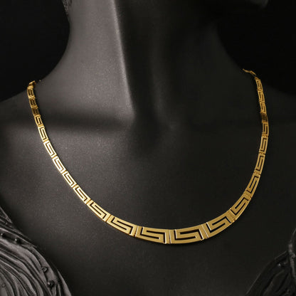 14K Yellow Gold Modern Jewelry Set