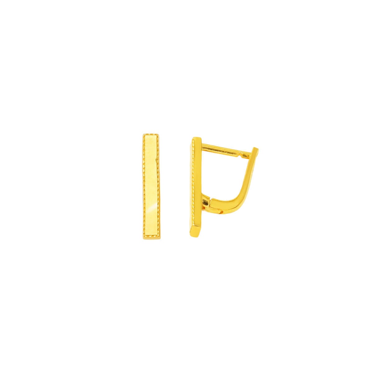 14K Yellow Gold Chevron Ajda Jewelry Set