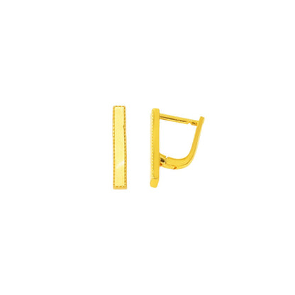 14K Yellow Gold Chevron Ajda Jewelry Set