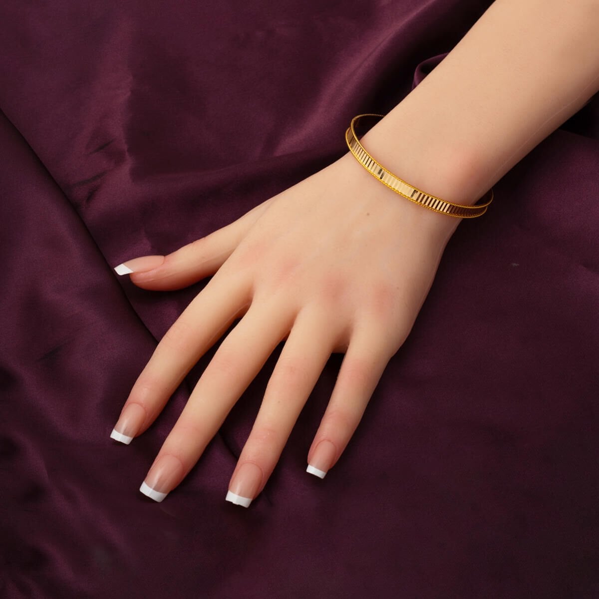 22K Yellow Gold Mujde Investment Bangle