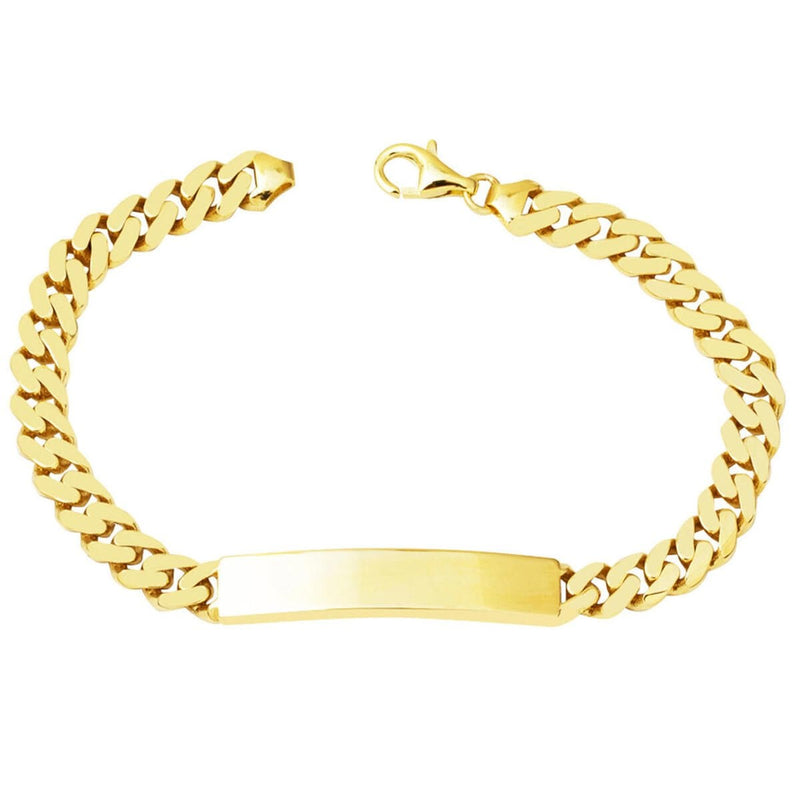 14K Yellow Gold Personalized Name Children's Bracelet