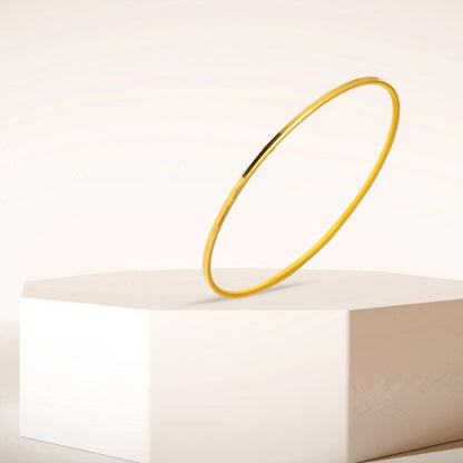 22K Yellow Gold Ajda Wire Bangle (8.1 g)