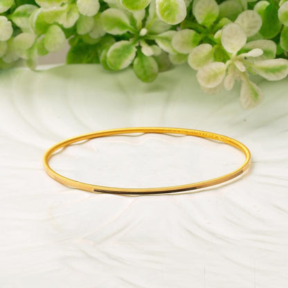 22K Yellow Gold Ajda Wire Bangle (8.1 g)