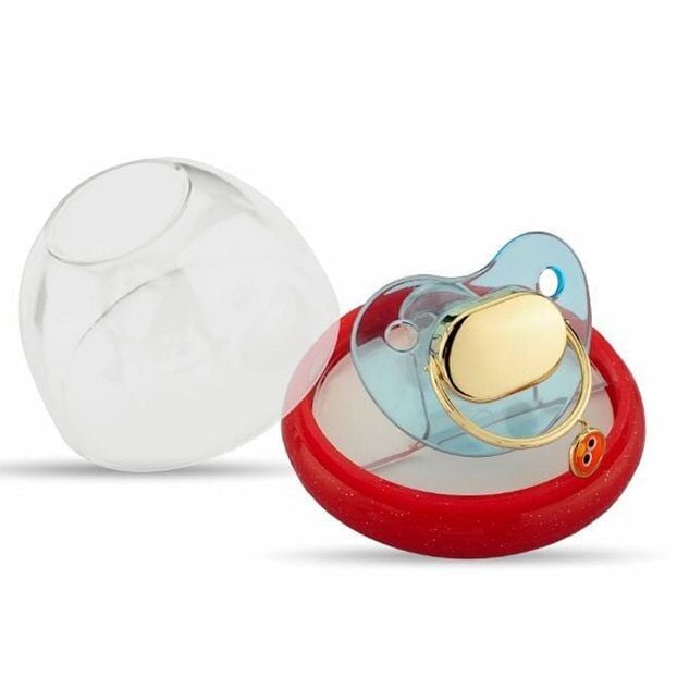 14K Yellow Gold Gift Enamel Pacifier Charm