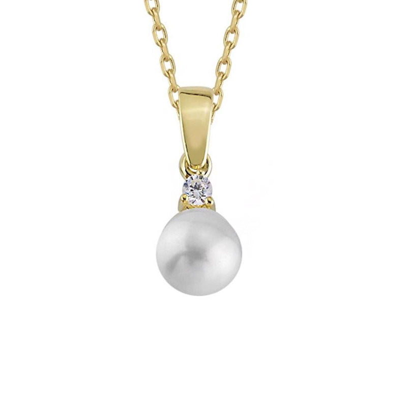 14K Yellow Gold Amalfi Pearl Necklace