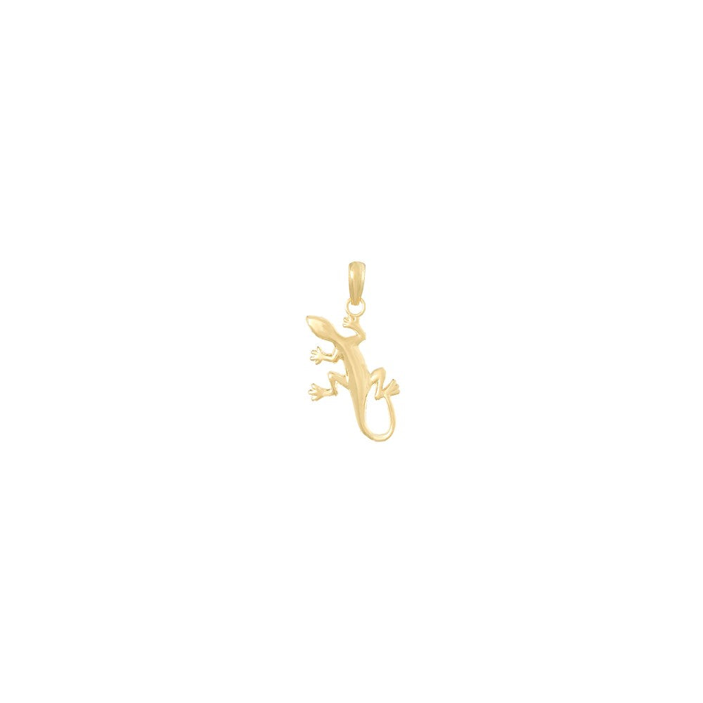 10K Yellow Gold Gecko Pendant