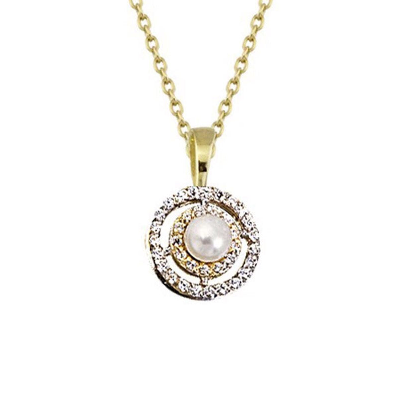 14K White Gold Asti Pearl Necklace