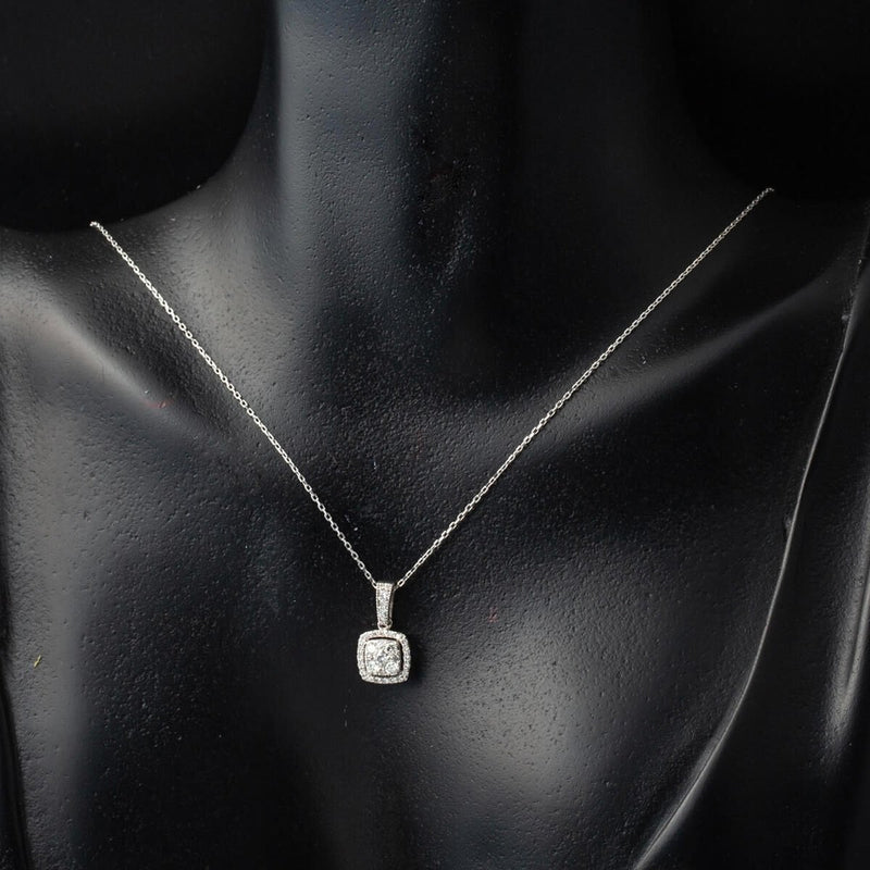 14K White Gold Yakamoz Diamond Necklace