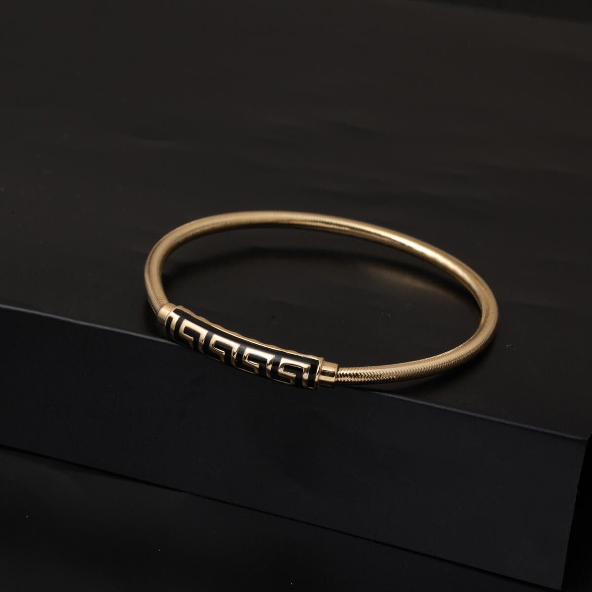 14K Yellow Gold Designer Inspired Italian Unisex ID Bracelet