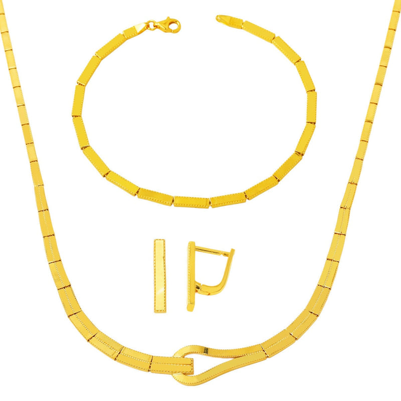 14K Yellow Gold Knot Ajda Bridal Set