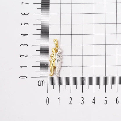14K Yellow Gold Libra Zodiac Pendant