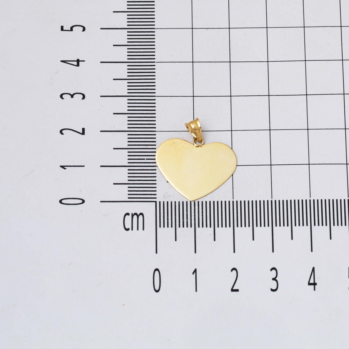 14K Yellow Gold Personalized Name Heart Necklace
