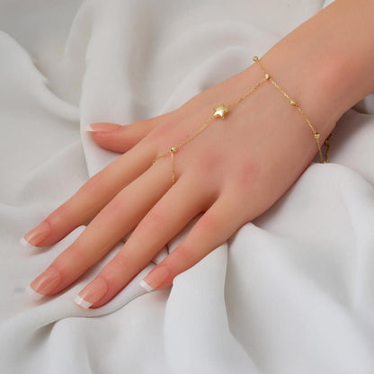 14K Yellow Gold Star Shahmaran Bracelet