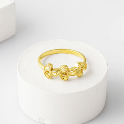 14K Yellow Gold Ivy Ring