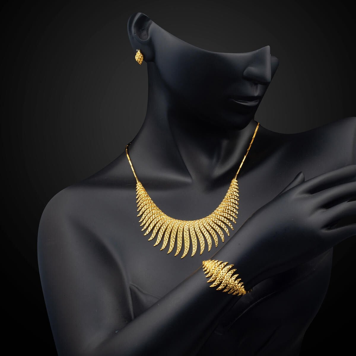 14K Yellow Gold Sultani Wedding Set