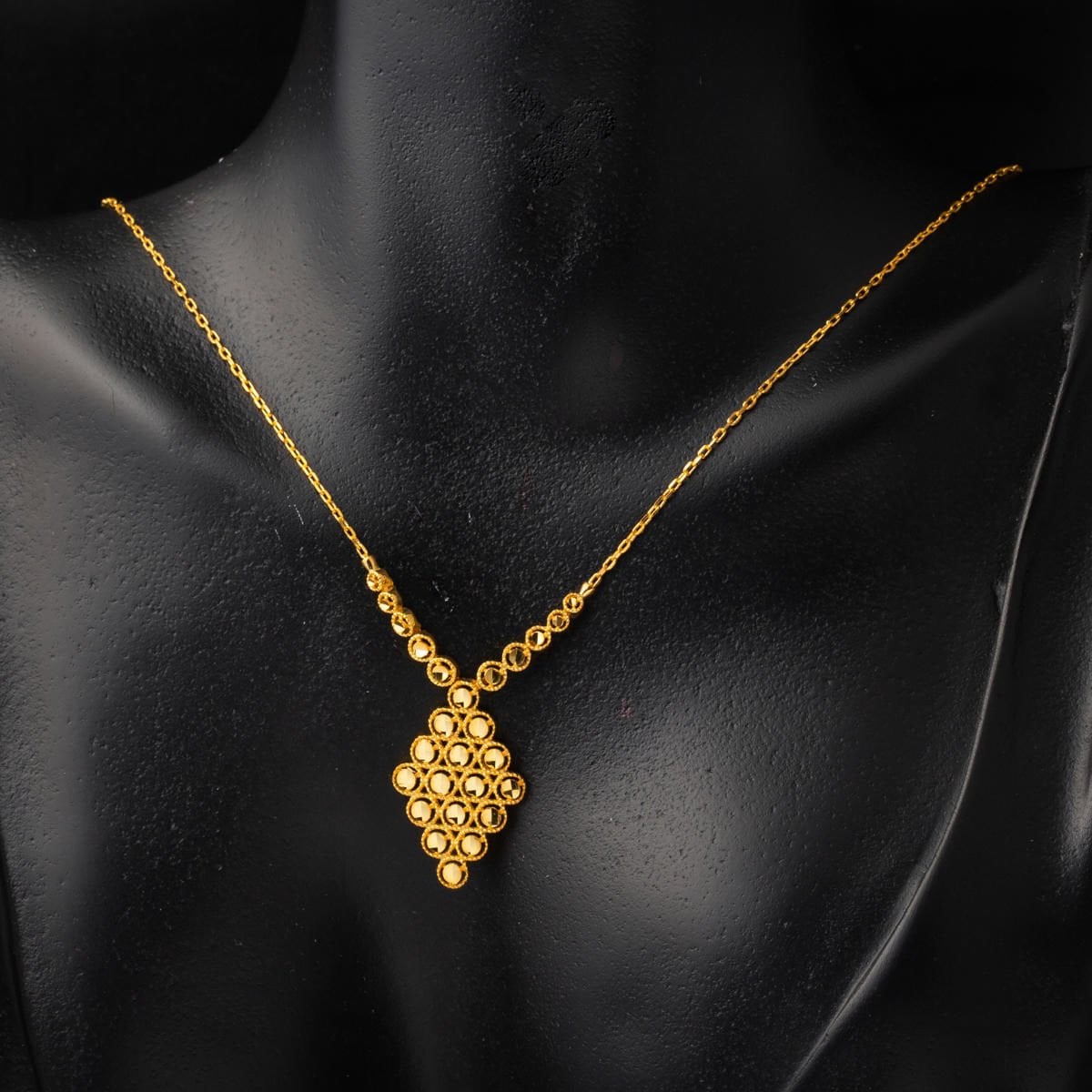 22K Yellow Gold Honeycomb 3 Piece Jewelry Set | Goldia.com