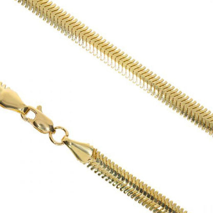 14K Yellow Gold Herringbone Chain 55 cm (8.77 g)