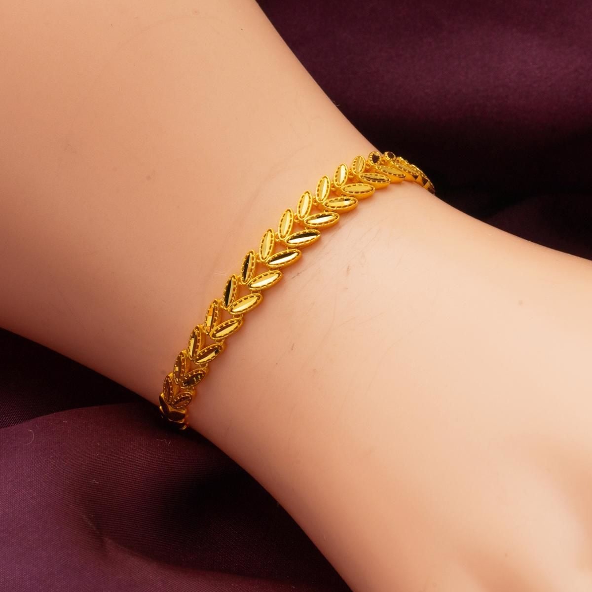 14K Yellow Gold Wheat Wedding Set (22.89 g)
