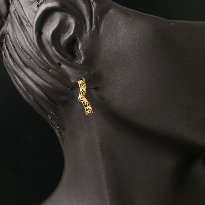 14K Yellow Gold Flower of Life Jewelry Set