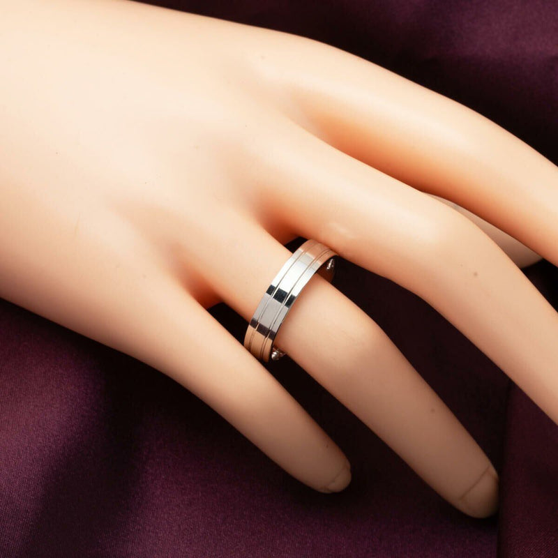 14K White Gold Men's Wedding Band Ring (3 g)