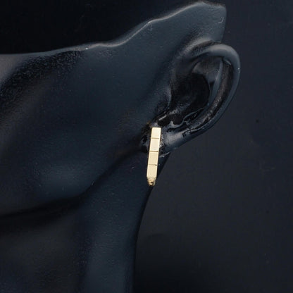 14K Yellow Gold Chevron Jewelry Set