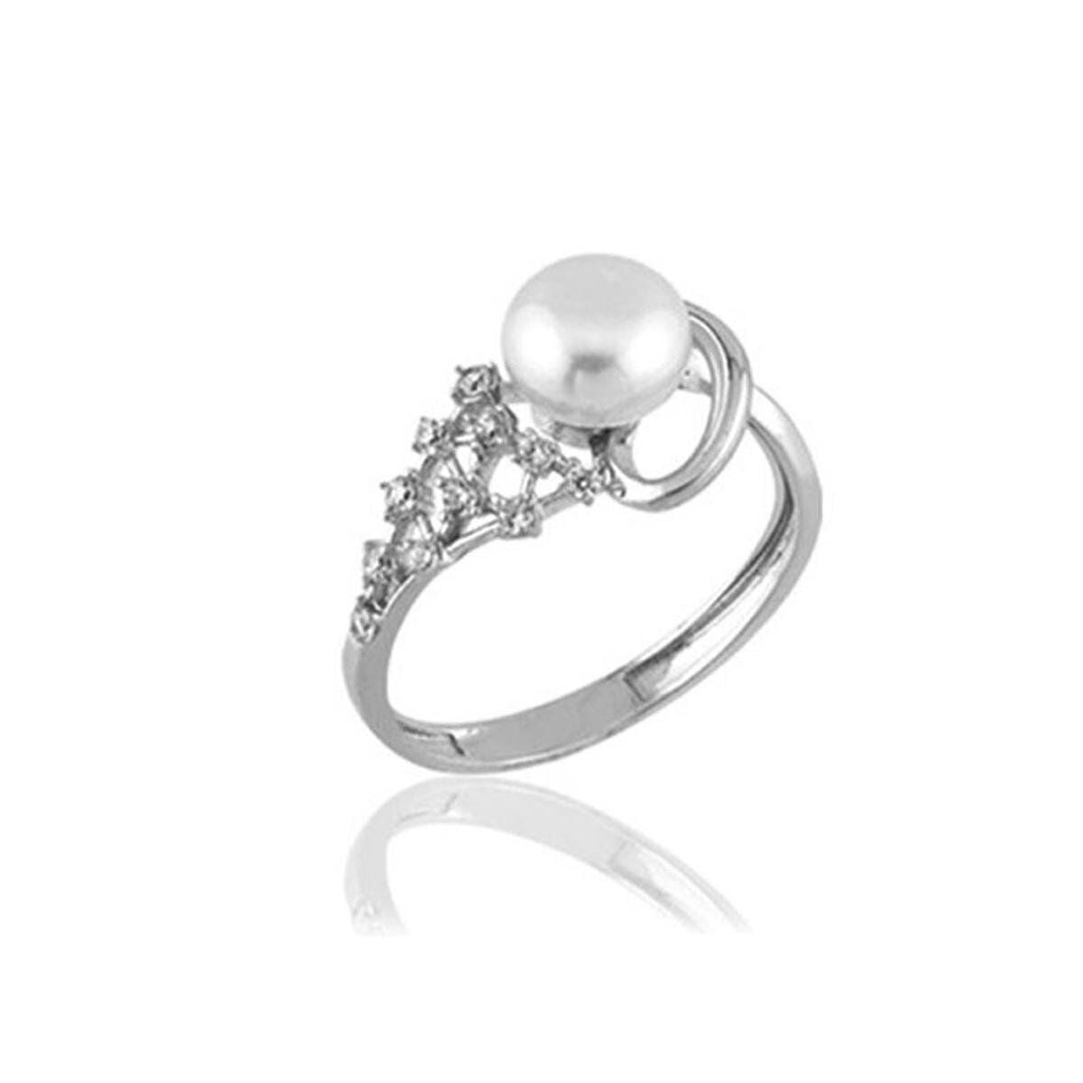 14K White Gold Bianca Bridal Pearl Set