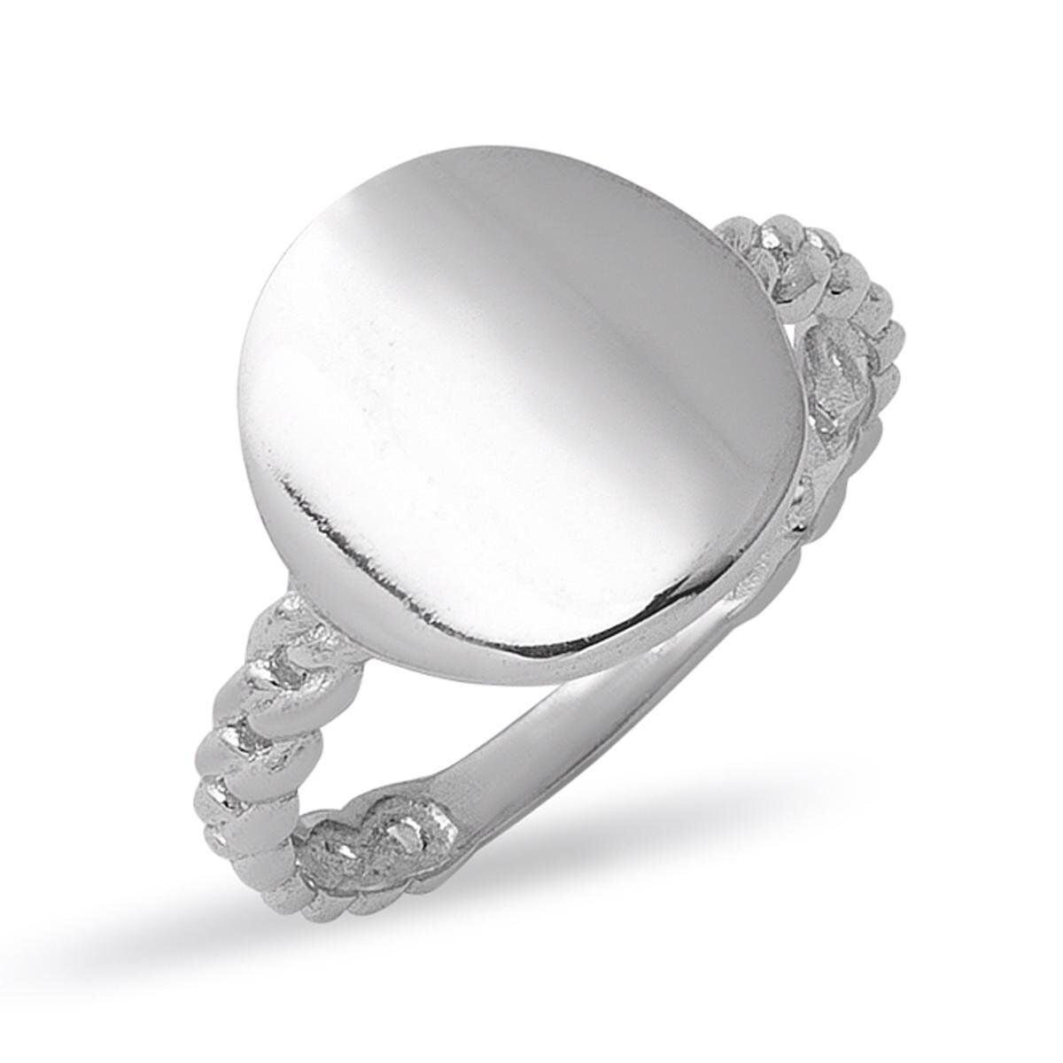 14K White Gold Bonita Pinky Ring