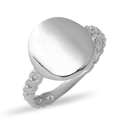 14K White Gold Bonita Pinky Ring