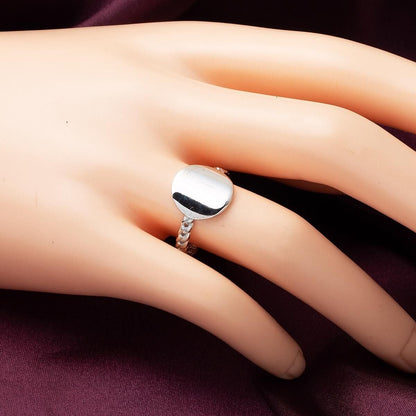 14K White Gold Bonita Pinky Ring