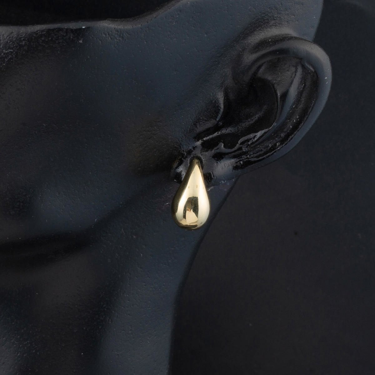 14K Yellow Gold Designer Inspired Small Clip-On Earrings