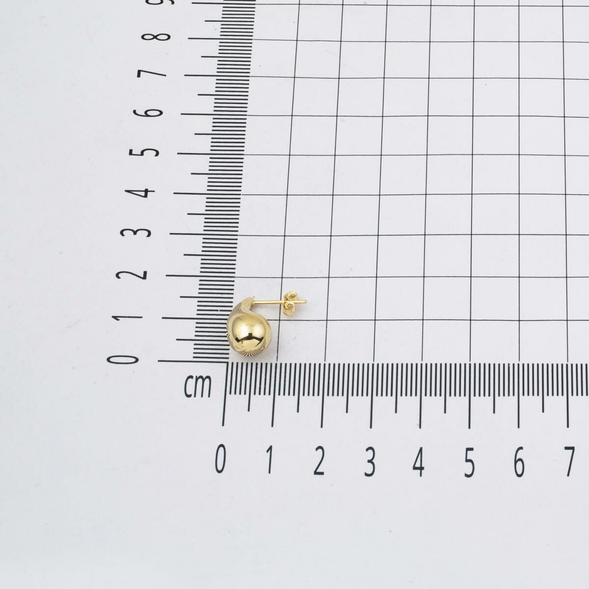 14K Yellow Gold Designer Inspired Small Clip-On Earrings