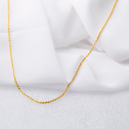 14K Yellow Gold Twisted Chain 50 cm (2.2 g)