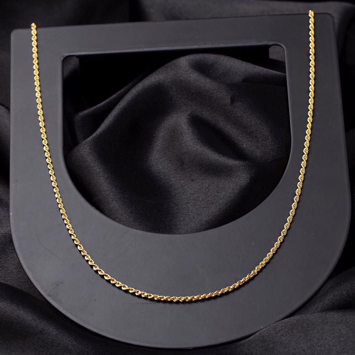 14K Yellow Gold Twisted Chain 55 cm (1.08 g)